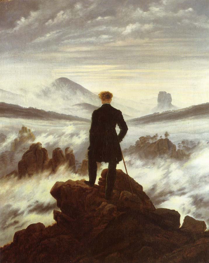 Caspar David Friedrich The walker above the mists